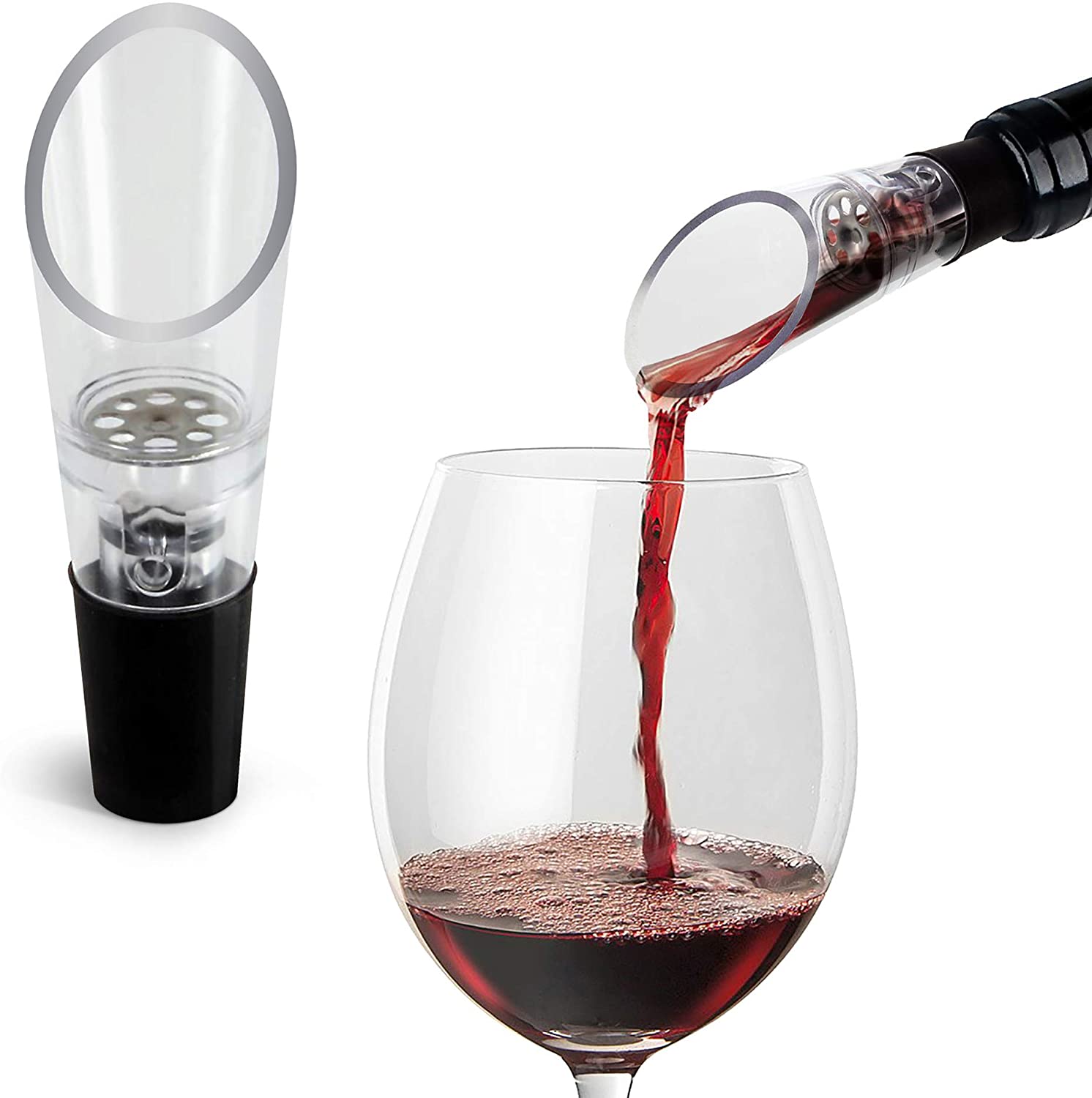 Wine Beer Liquor - Napowietrzacz do wina Nalewak Karafka Butelki