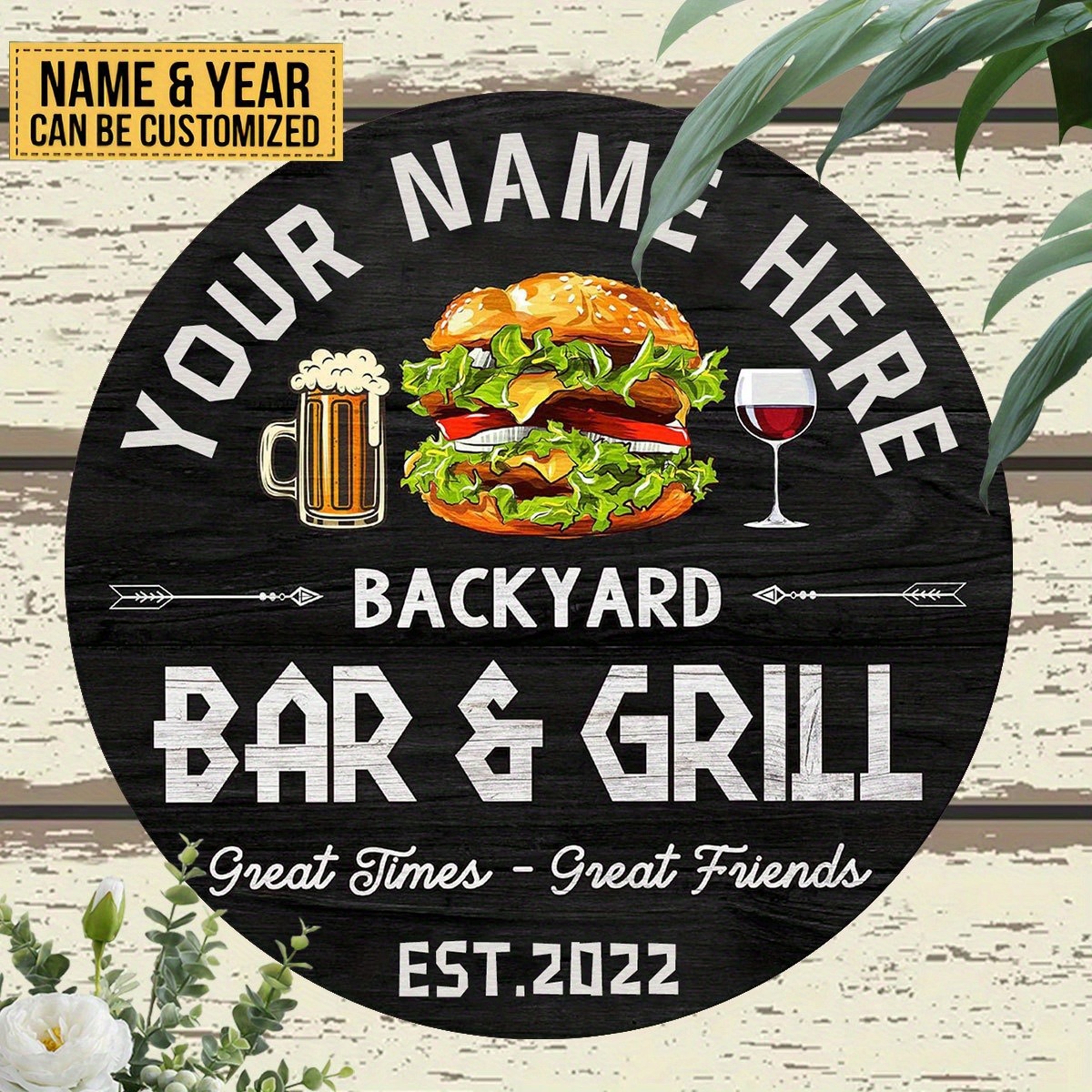 Wine Beer Bar - [2D Płaski] Burger Wino Piwo Własne