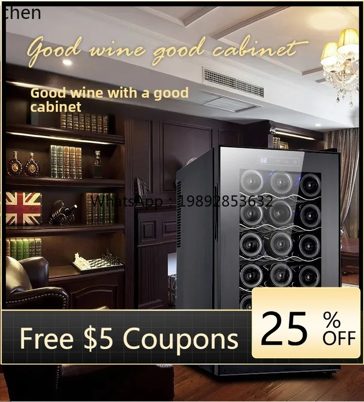 Wine & Beer Quito - Chłodziarka do wina CC26, 18-pojemnikowa, do