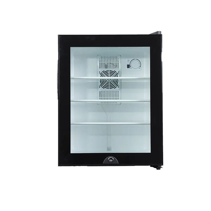Wine Beer Cooler Fridge - Mini lodówka chłodziarka 40L z szklaną