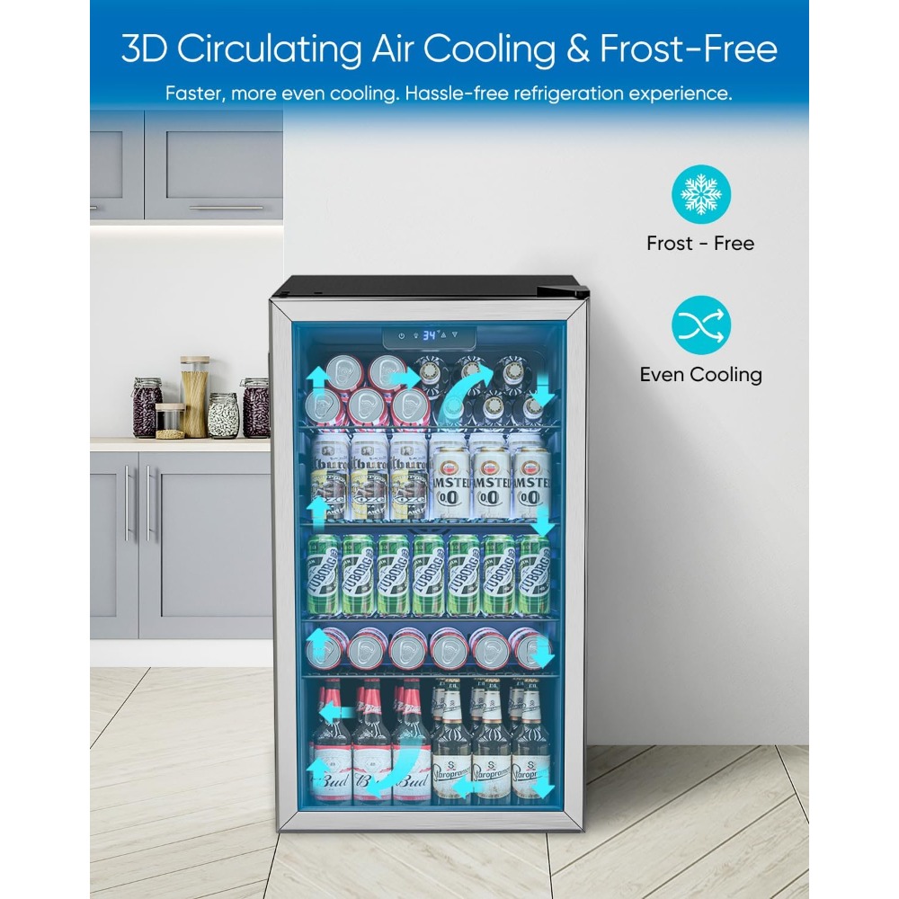 Lodówka na napoje - Mini lodów – Wine Beer Cooler Fridge recenzja i cena
