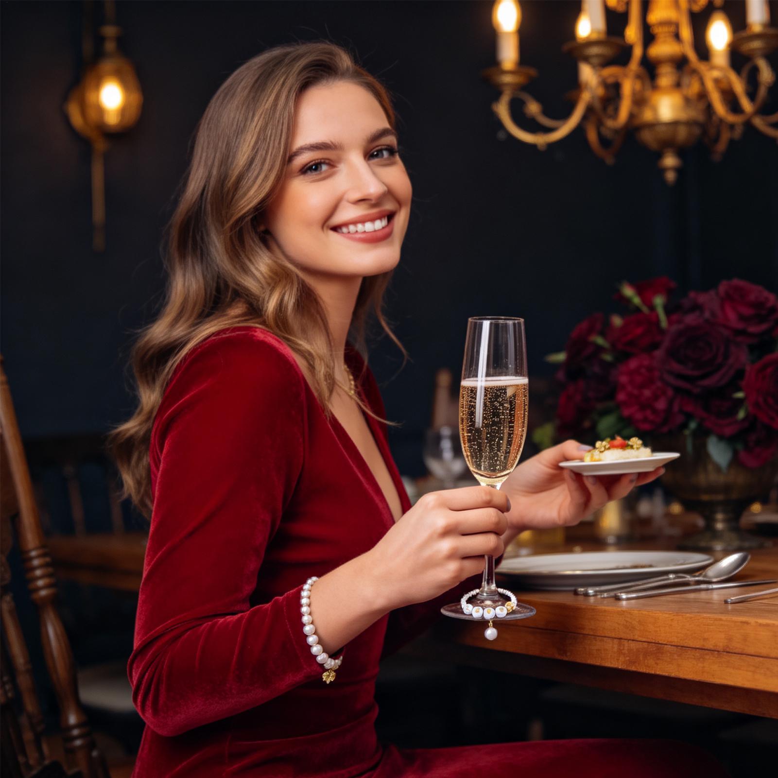 Ozdoby do kieliszków z koralik – Wine & Beer Quito recenzja i cena