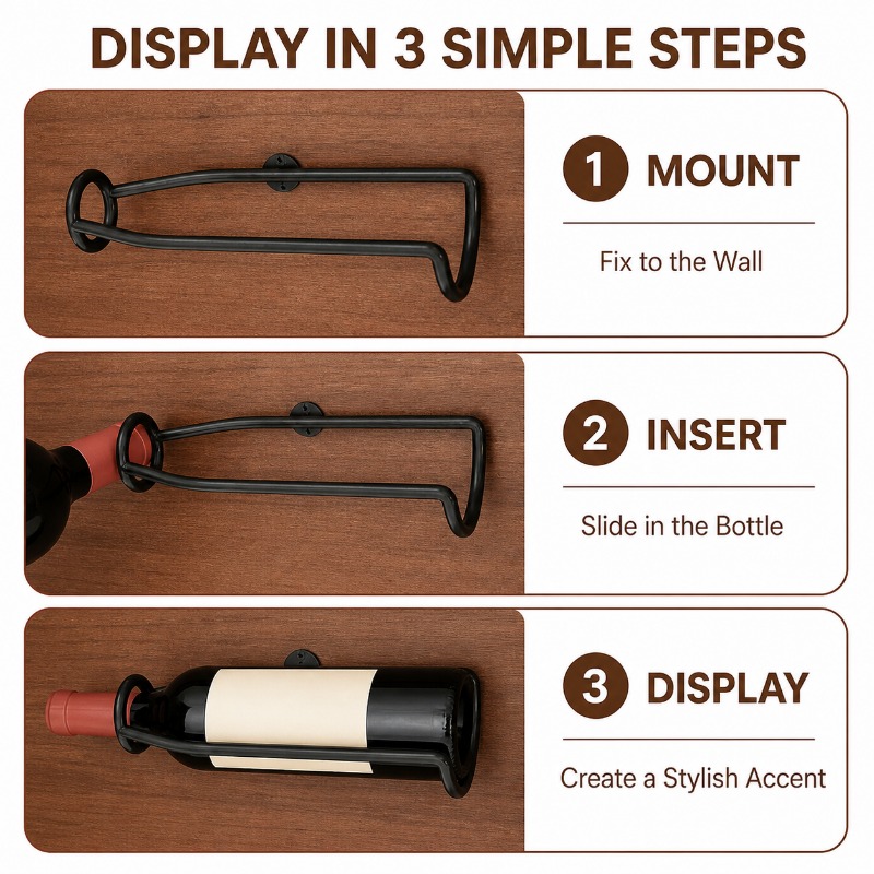 Metalowy wieszak na wino monto – Wine Beer Rack recenzja i cena