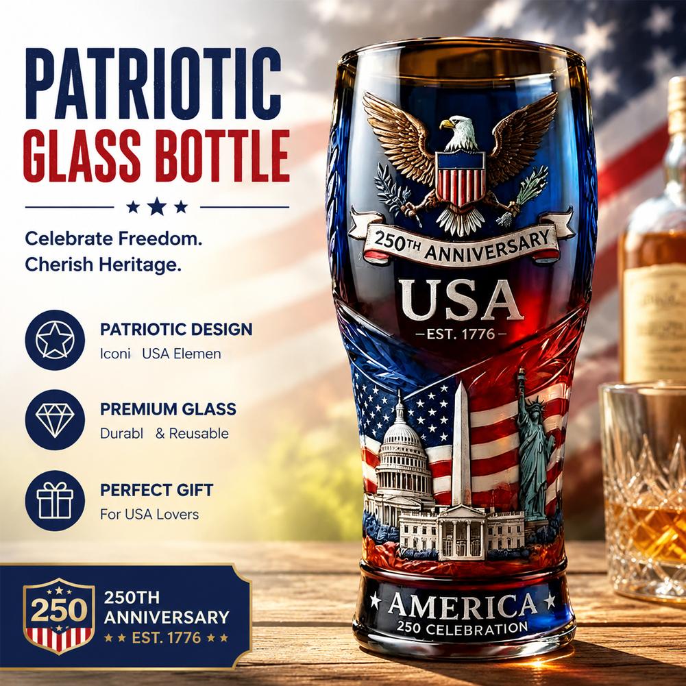 USA 250. rocznica - Kieliszek  – Wine Beer And Liquor recenzja i cena