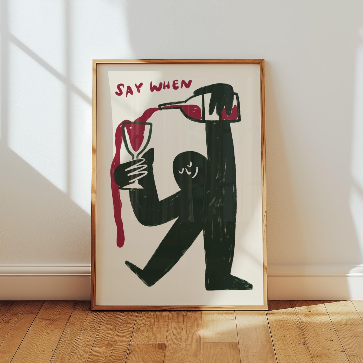 1 szt. bezramowy plakat na płó – Wine Beer Bar recenzja i cena