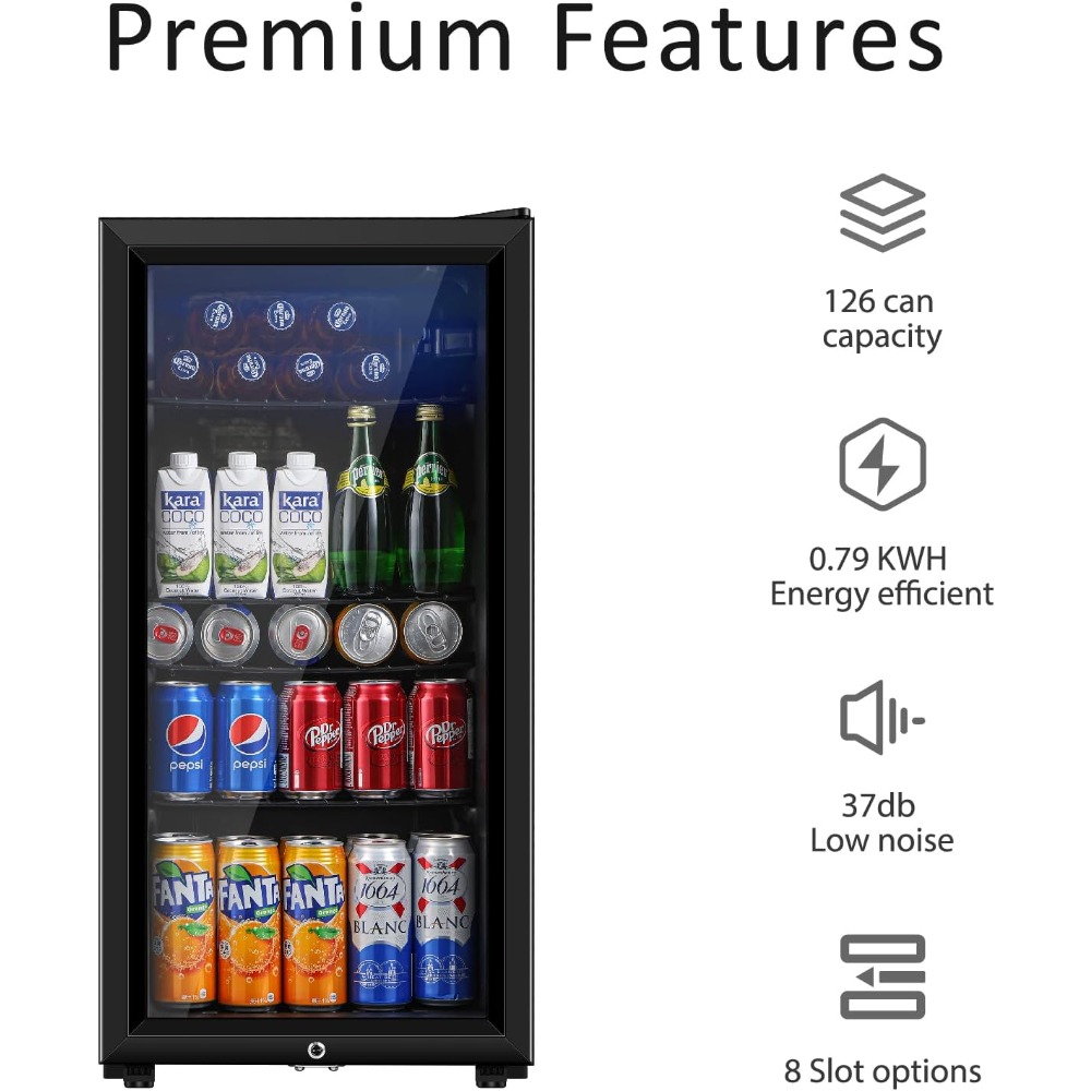 Lodówka do napojów, mini lodów – Wine Beer Cooler Fridge recenzja i cena