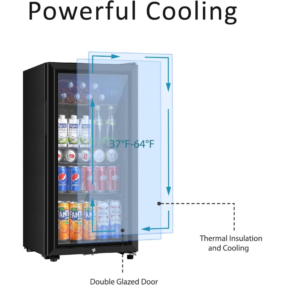 Lodówka do napojów, mini lodów – Wine Beer Cooler Fridge recenzja i cena