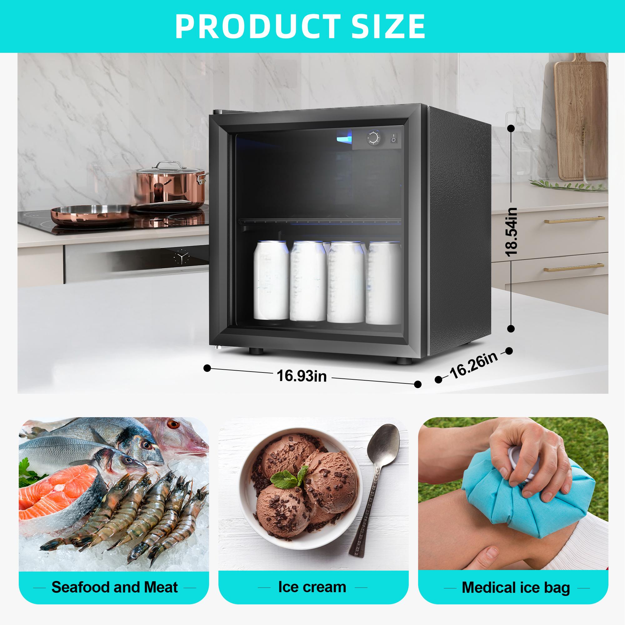 EKOJUCE Mini Lodówka z Szklany – Wine Beer Cooler Fridge recenzja i cena