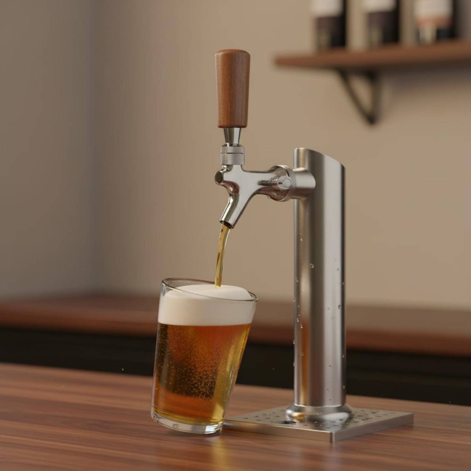 Krótki drewniany uchwyt do kra – Wine Beer Bar recenzja i cena
