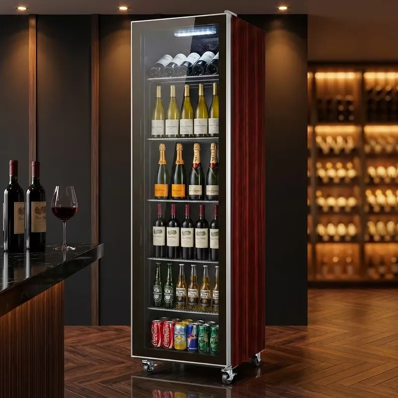 Certyfikat YWM, wykończenie w  – Wine Beer Cooler Fridge recenzja i cena
