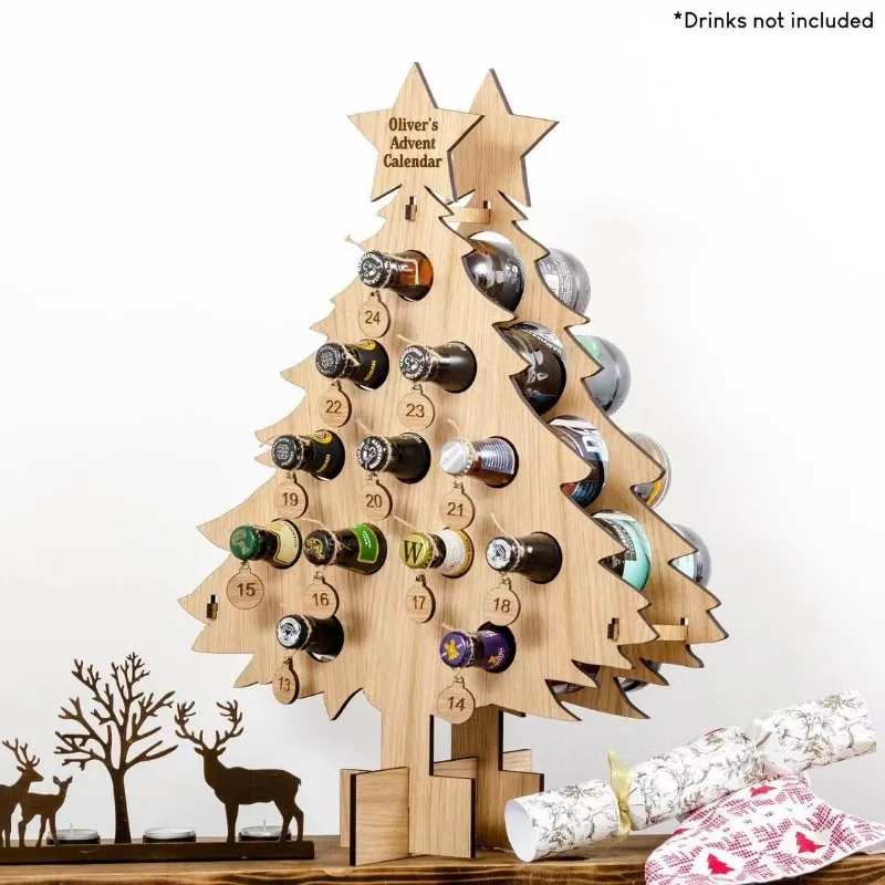Choinka Drewniany stojak na wi – Wine Beer Rack recenzja i cena